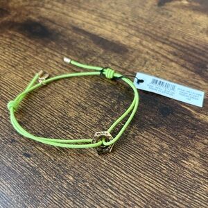 Marc by Marc Jacobs Bolt Friendship Bracelet in Toucan Green